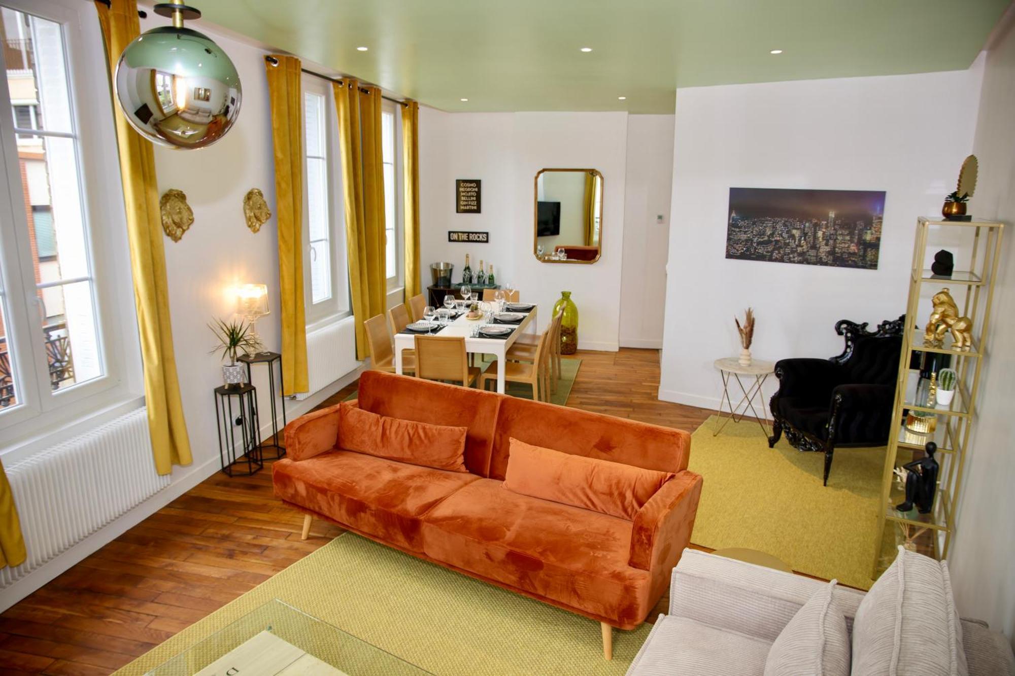 Ferienwohnung Au Coeur Du Boulingrin Reims Exterior foto