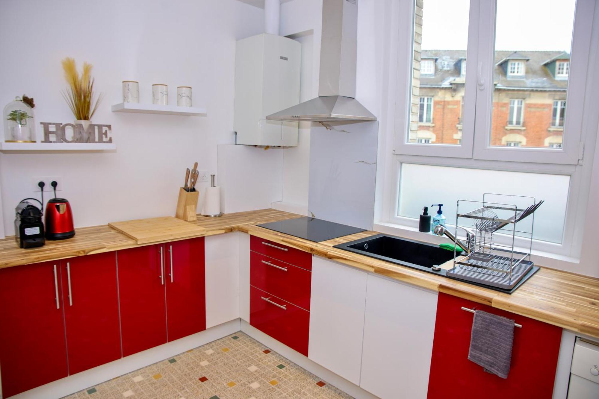 Ferienwohnung Au Coeur Du Boulingrin Reims Exterior foto
